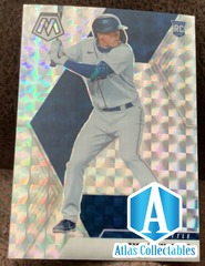 2021 Mosaic Evan White Silver Mosaic Prizm #208